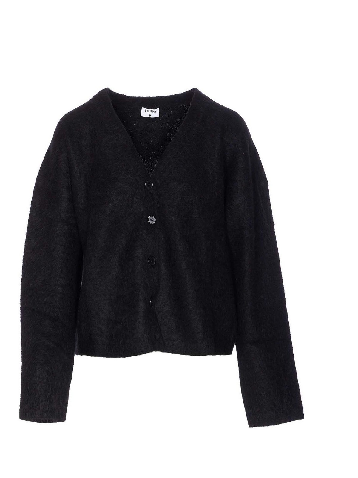 Black Fluffy Cardigan