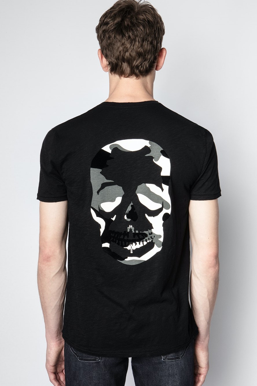 Distressed burnout T-shirt - White