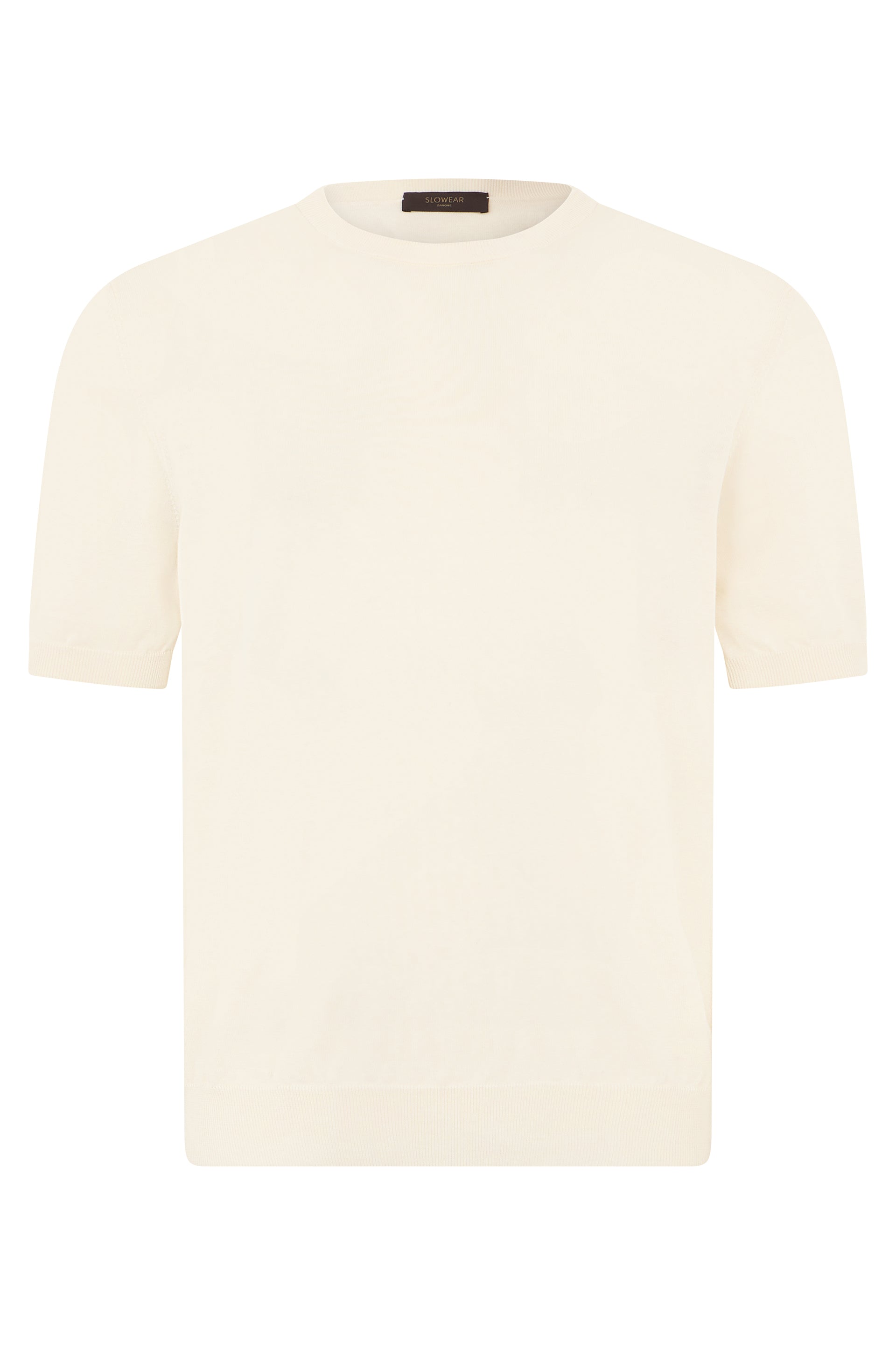 Men's Short-Sleeve Cotton & Silk Sweater