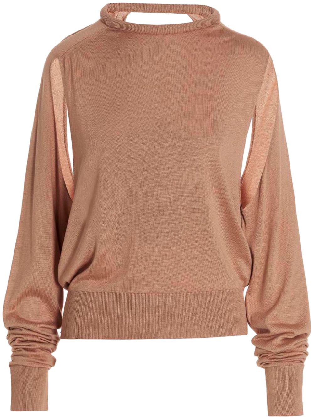 Cut Out Insert Top Sweater