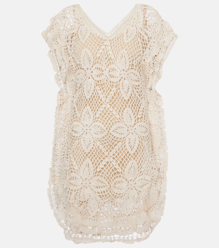 Crochet cotton beach dress
