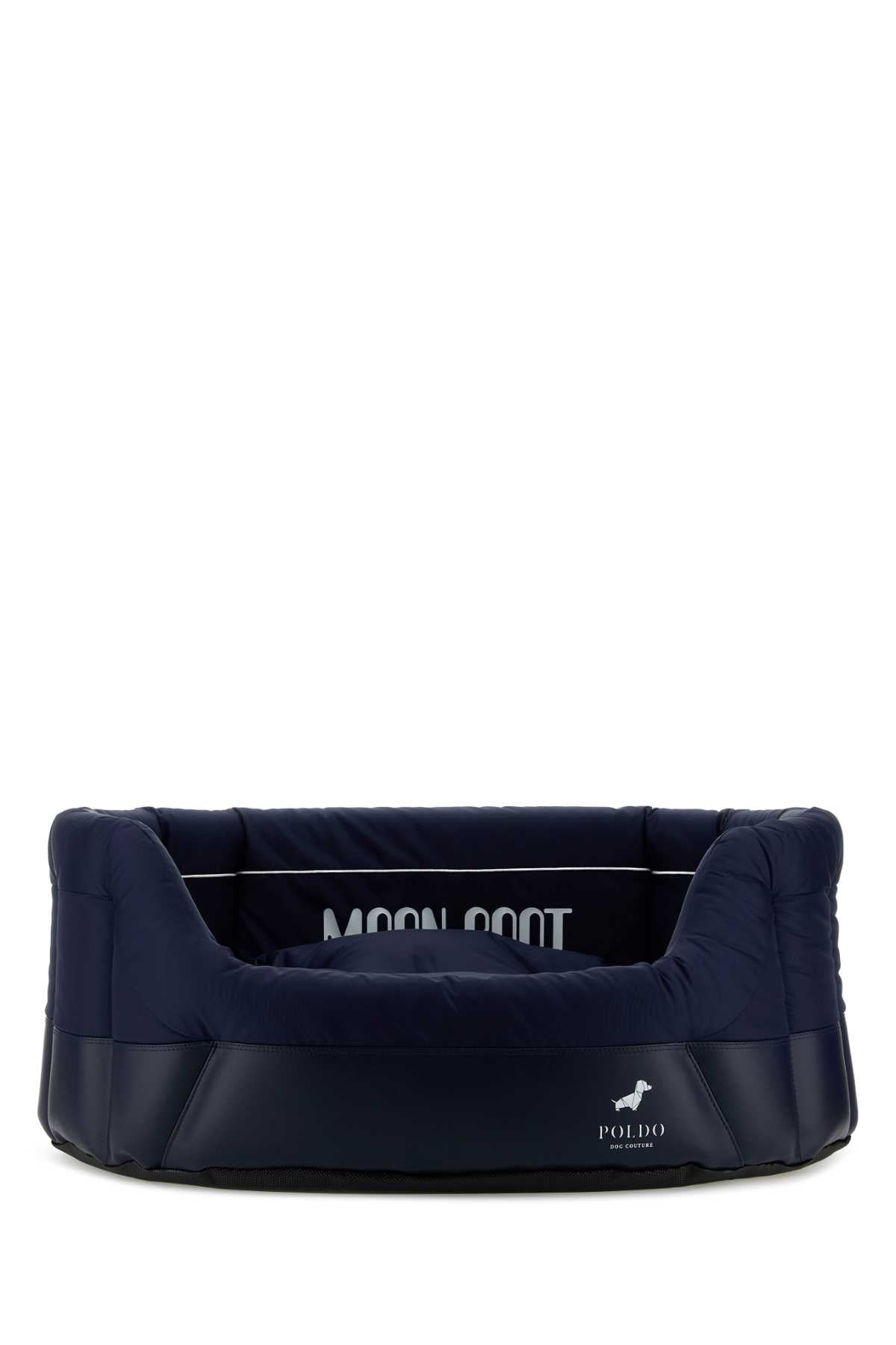 Navy Blue Fabric X Moonboot Doghouse Blu Exterior: Extra-accessori