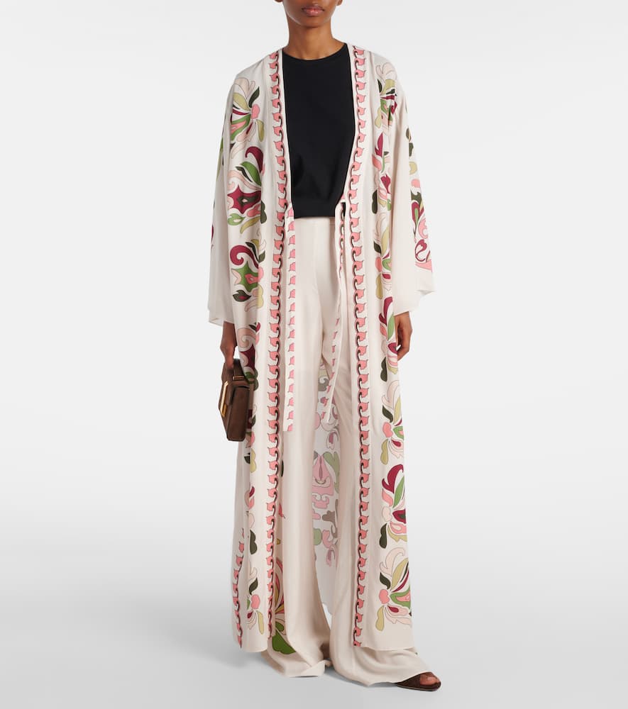 Inamorata printed high-rise wide-leg pants