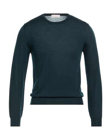 Man Sweater Deep teal Size 36 Virgin Wool