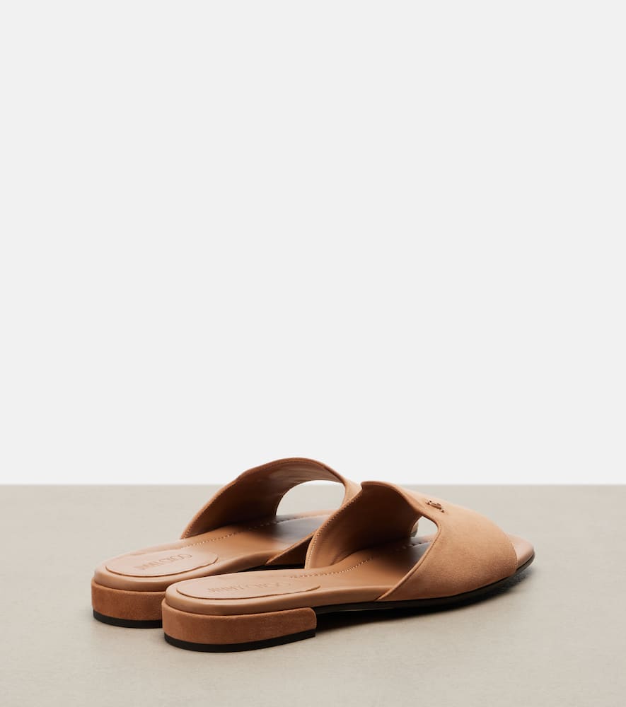 Dina suede slides