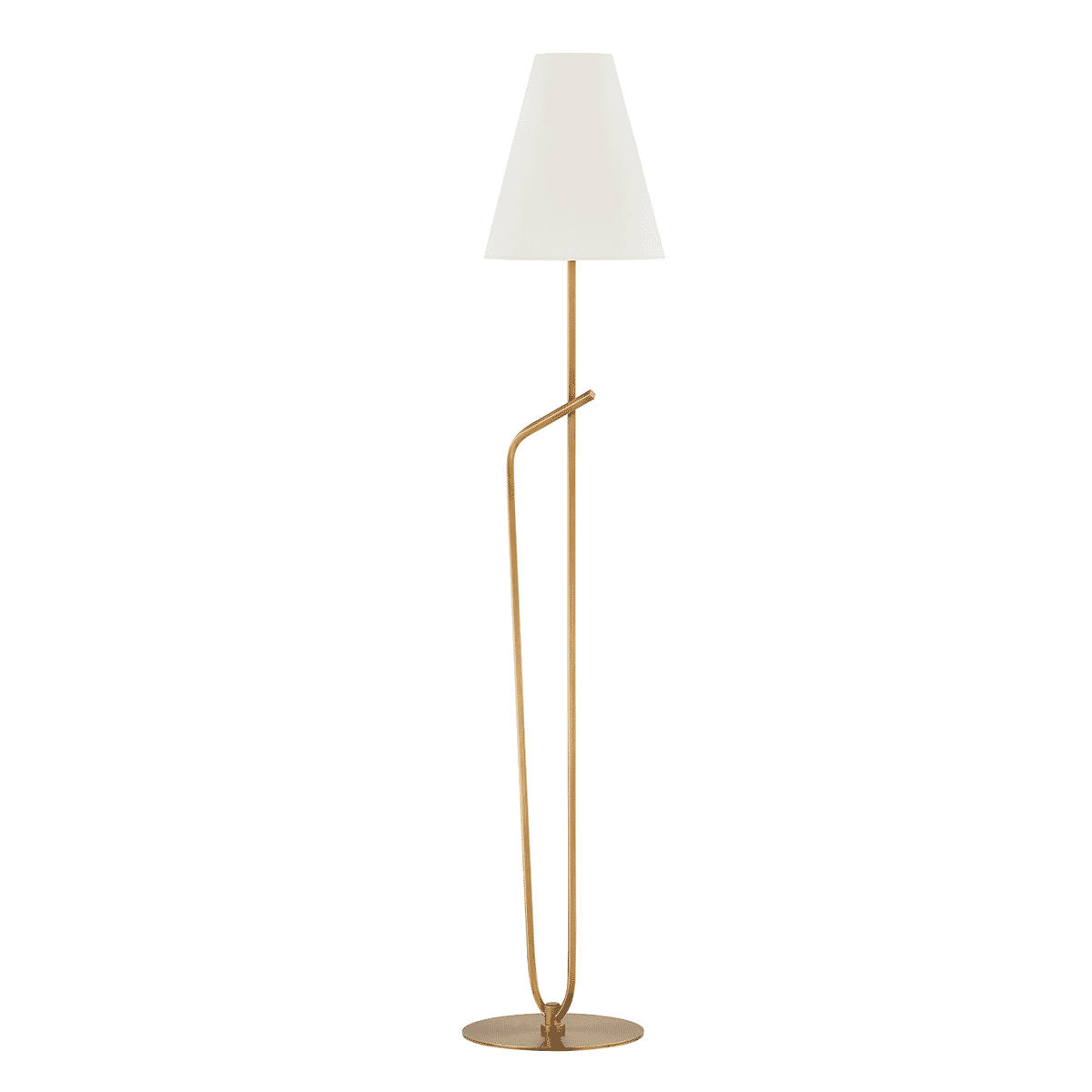 Patina Brass One Light Floor Lamp from the Pearce Collection