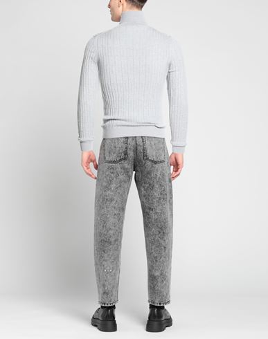 Man Turtleneck Light grey Size L Merino Wool