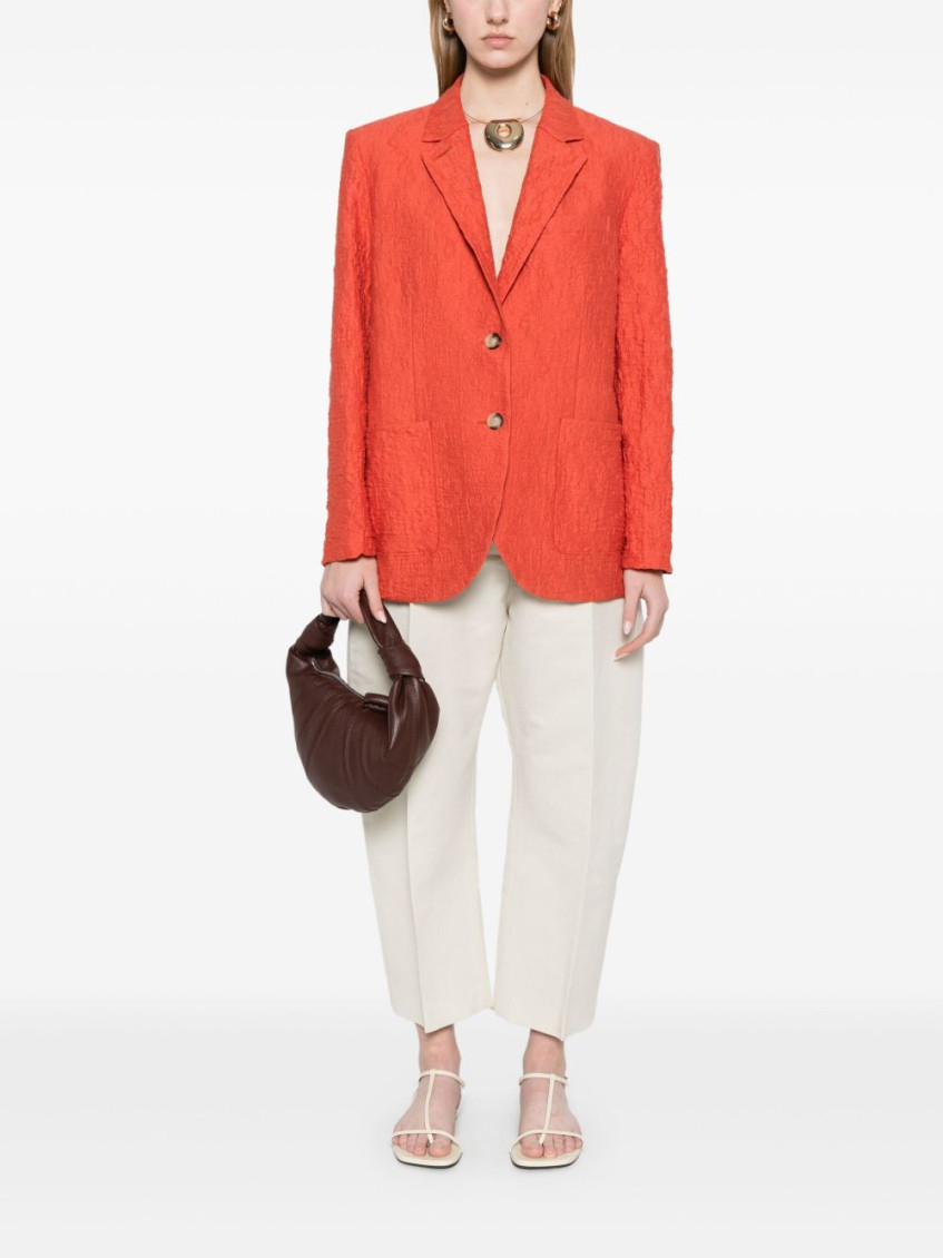 HARRIS WHARF LONDON- Cotton Blend Blazer Jacket