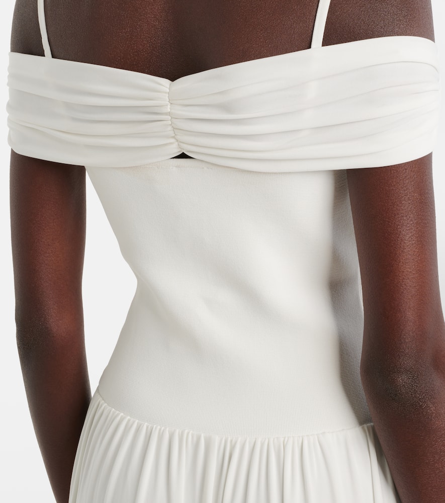 Amarantha draped jersey maxi dress