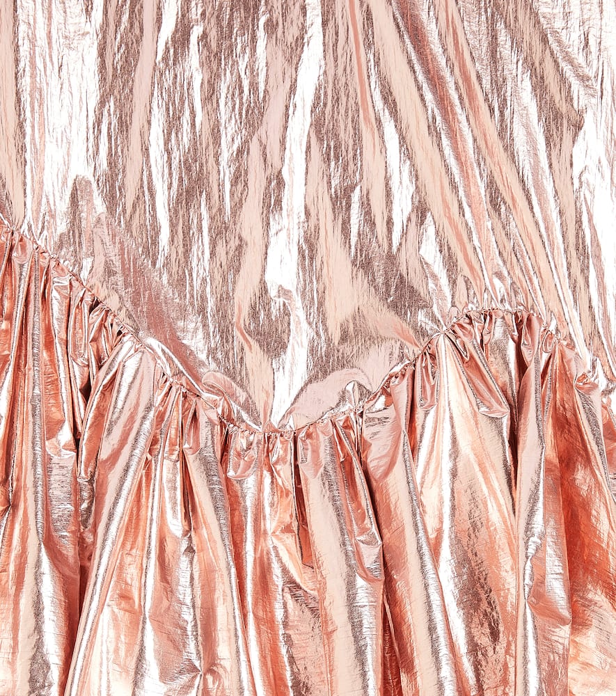 Caroline Bosmans Bow-detail satin dress