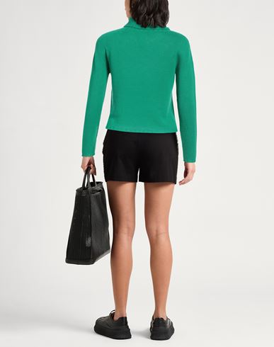 Fabiana Filippi Woman Turtleneck Green Size 4 Cashmere