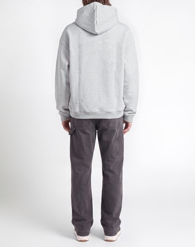 Man Sweatshirt Grey Size L Cotton, Polyester