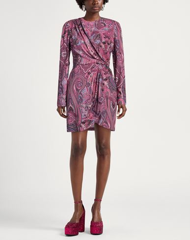 Woman Mini dress Mauve Size 4 Viscose
