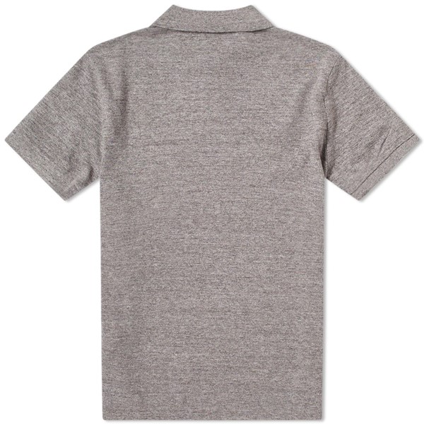 Logo-embroidered polo shirt - Grey