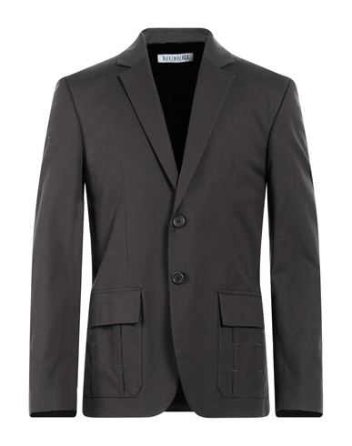 Bikkembergs Man Blazer Lead Size 38 Cotton, Elastane