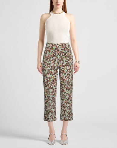 Woman Pants Light green Size 4 Viscose, Elastane