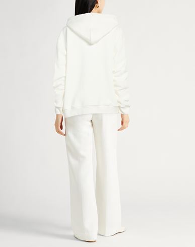 Woman Sweatshirt White Size 8 Cotton