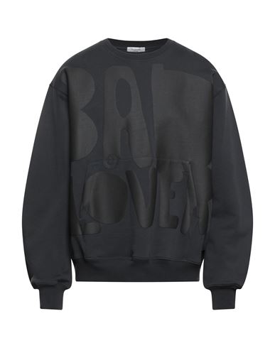 Valentino Garavani Man Sweatshirt Charcoal Size M Cotton