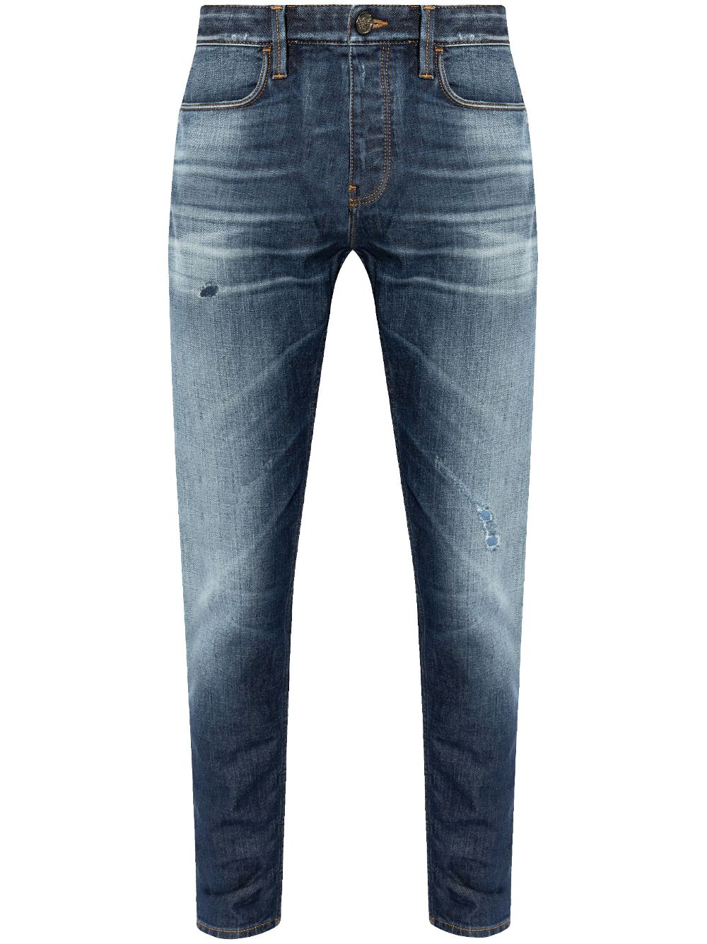 Washed effect jeans - 0942 BLUE