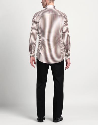 Stenströms Man Shirt Chocolate brown Size S Cotton