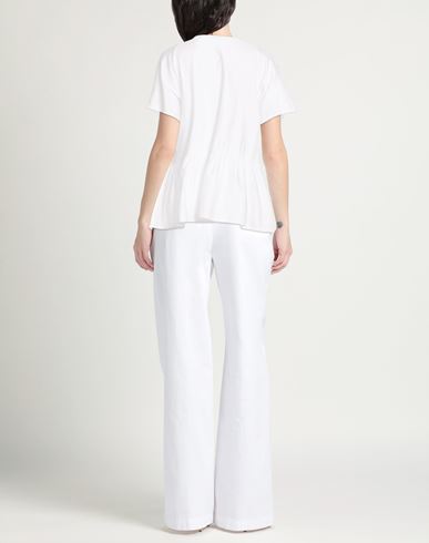 Woman Top White Size 6 Cotton