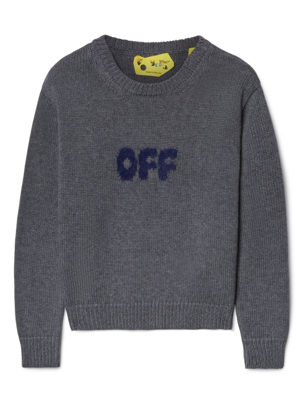 Arrow Chunky brushed-logo jumper - Grey