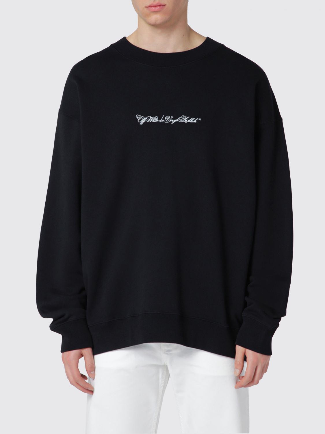 Sweatshirt Men color Black