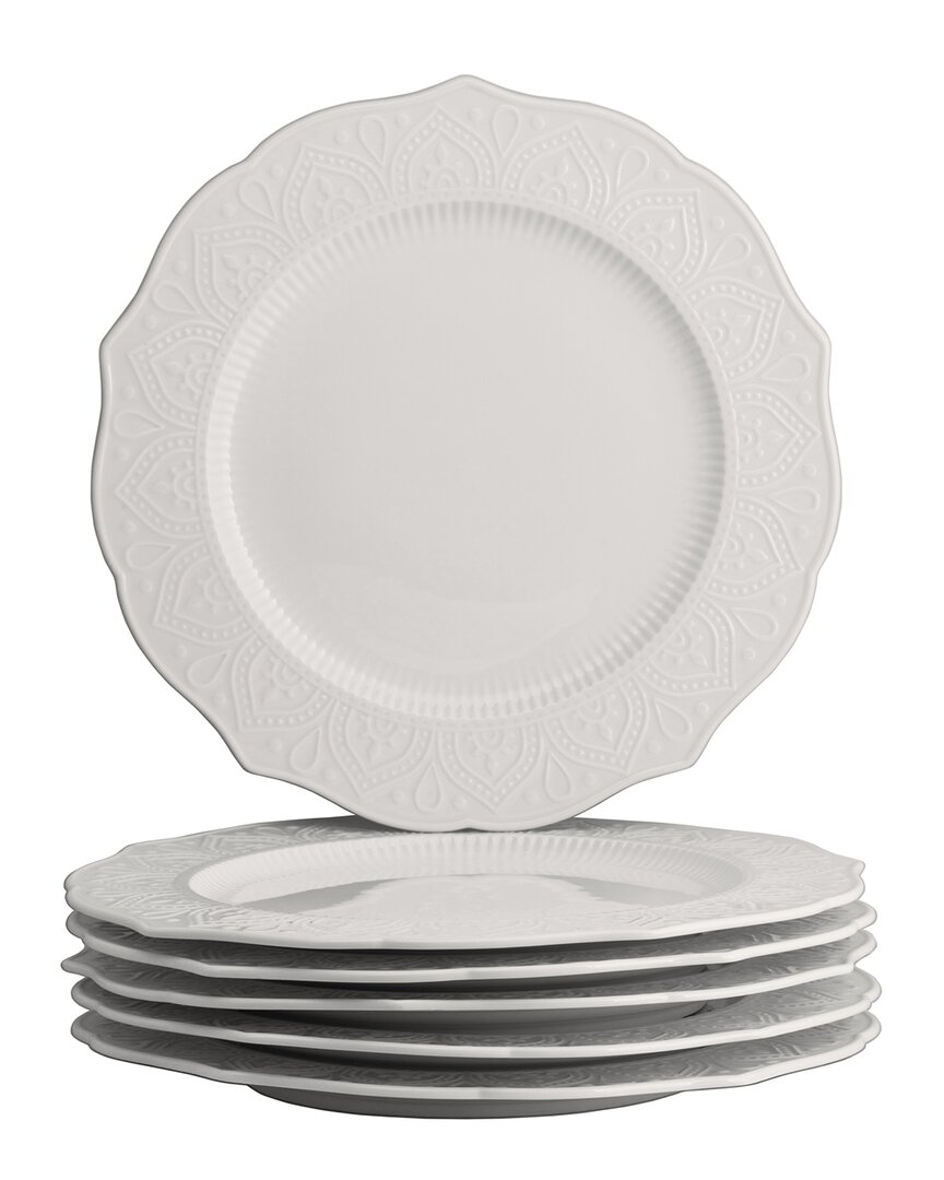 Set of 6 Dahlia Dinner Plates