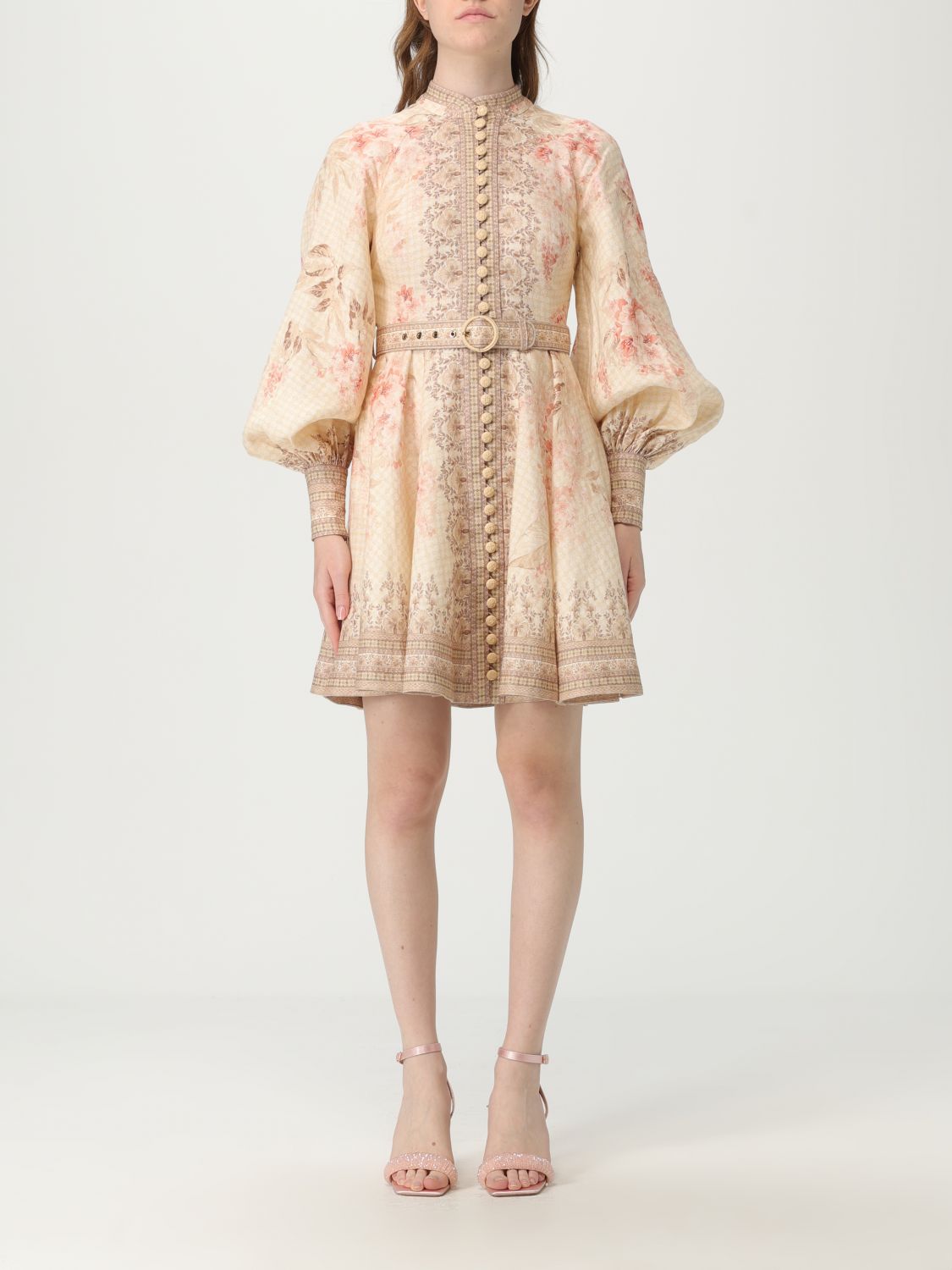 ZIMMERMANN Illuminate mini dress - Neutrals