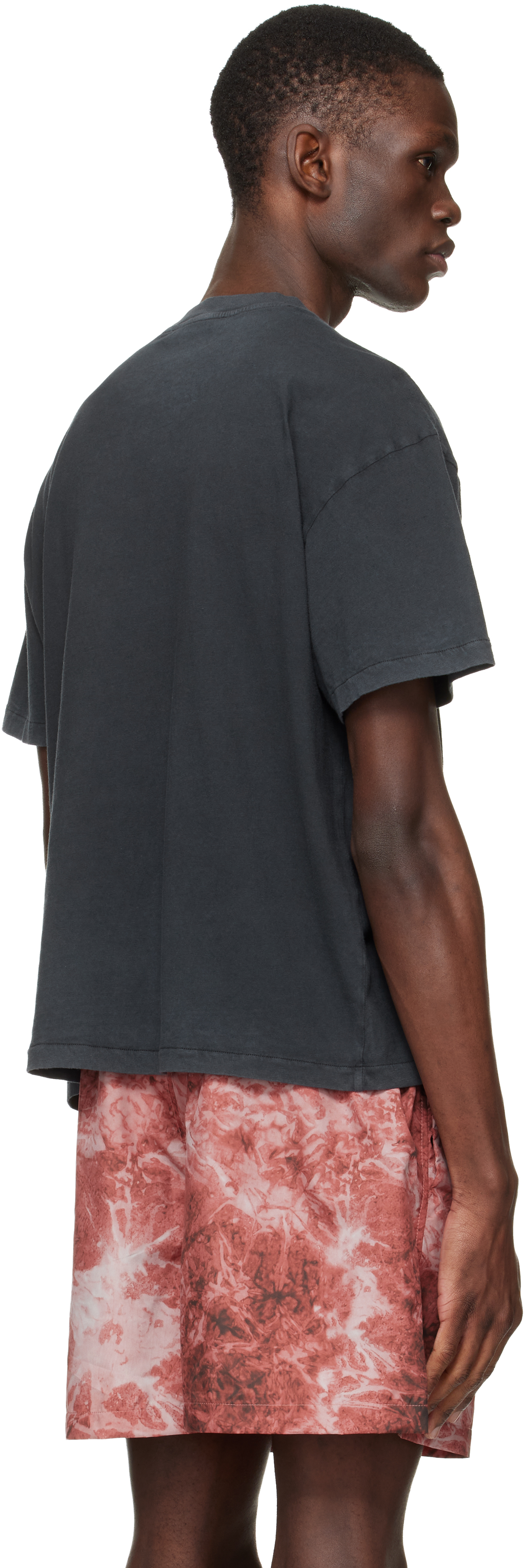 Black Printed Pocket T-shirt