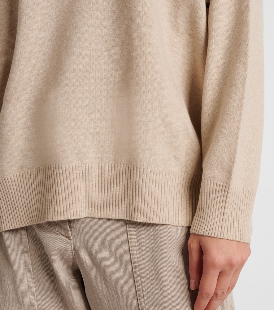 Wool, cashmere, and silk sweater