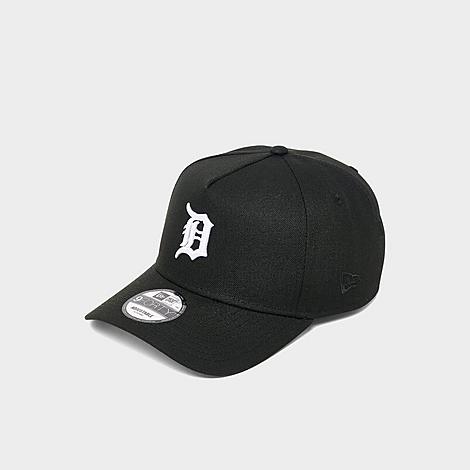 Detroit Tigers MLB 9FORTY Monochrome Snapback Hat in Black/White