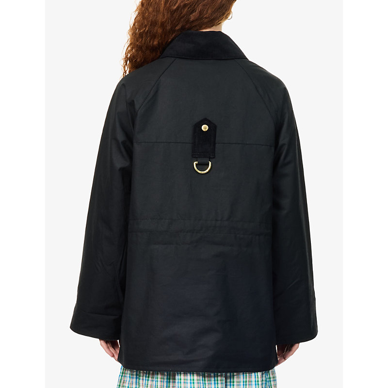 Womens Treeton Waxed-Cotton Jacket