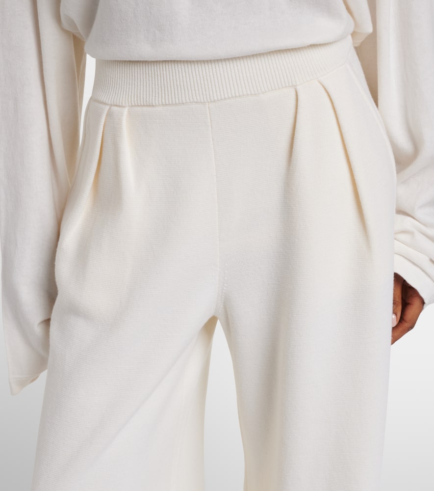 Bora virgin wool wide-leg pants