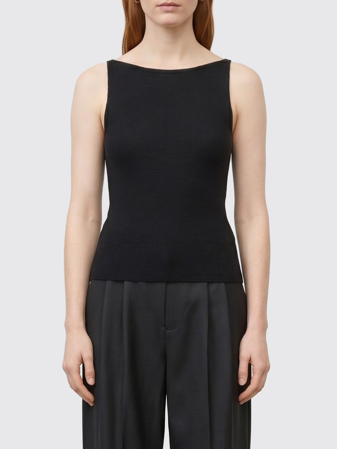 Top Woman color Black