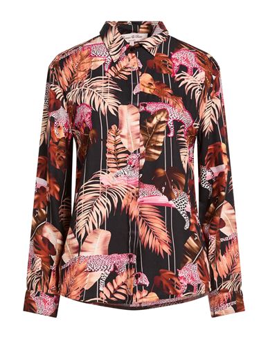 Woman Shirt Rust Size L Viscose