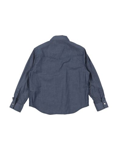Jacob Cohёn Kid Boy Denim shirt Navy Size 10 Cotton, Elastane