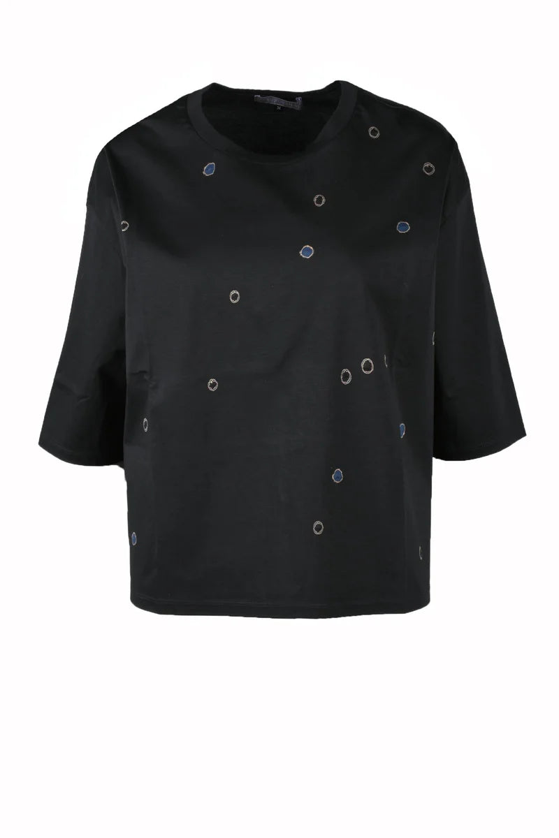 Cotton T-shirt - Black