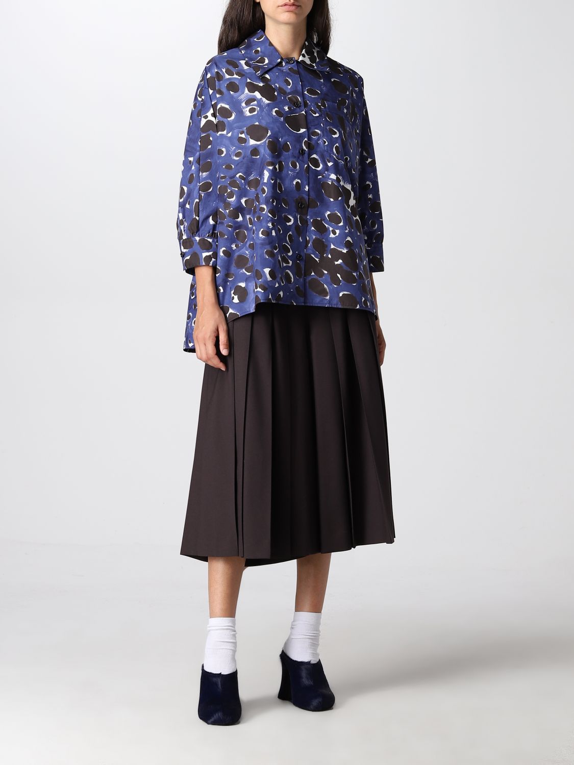 Pants Woman color Brown