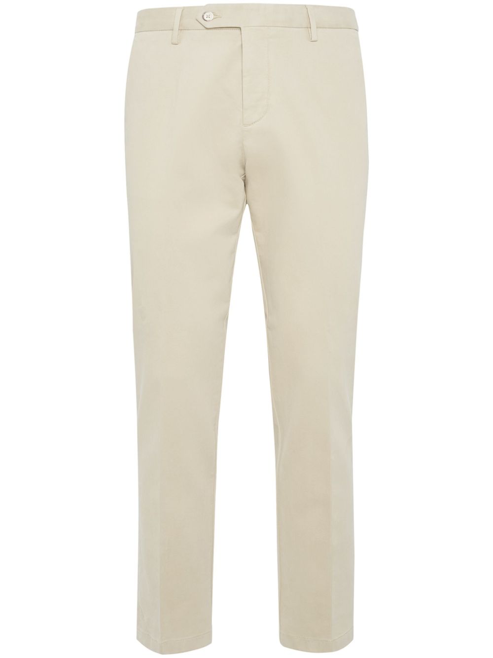 Stretch-cotton chinos - Neutrals