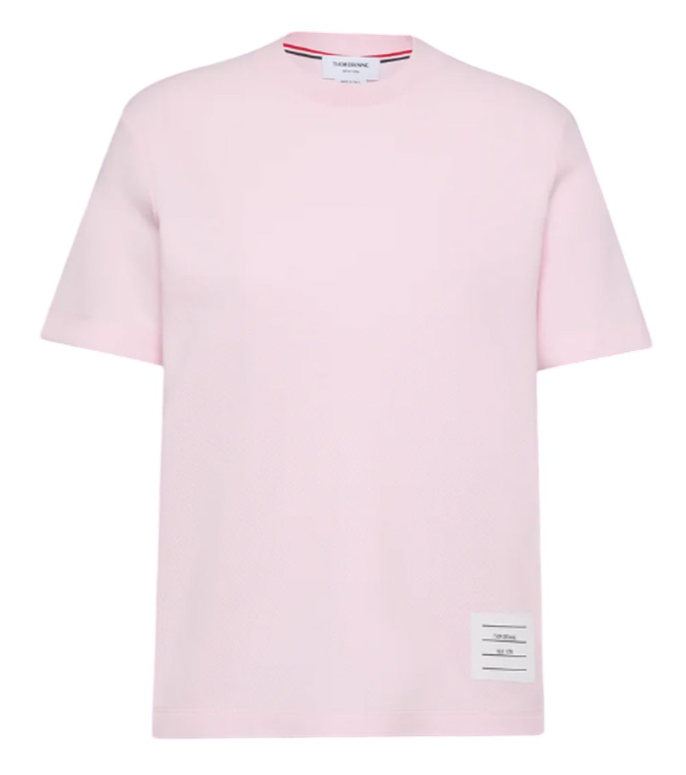 Thom Browne - striped cotton short-sleeve t-shirt