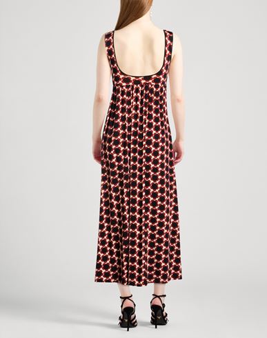 Woman Maxi dress Brick Size 4 Polyamide, Elastane
