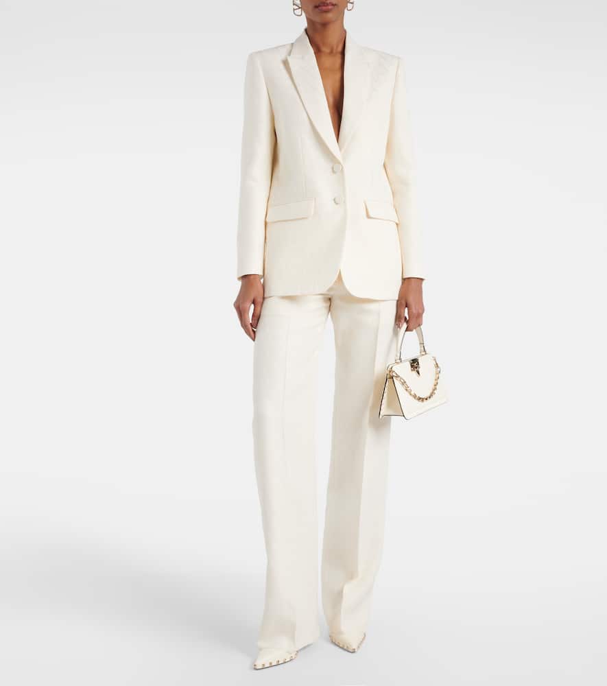 Valentino Toile Iconographe Crêpe Couture blazer