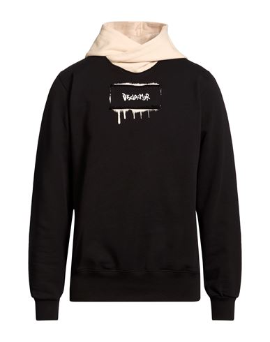 Man Sweatshirt Black Size XL Cotton