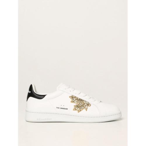 Boxer leather trainers