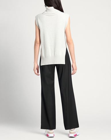 Woman Pants Black Size 14 Polyester, Viscose, Elastane