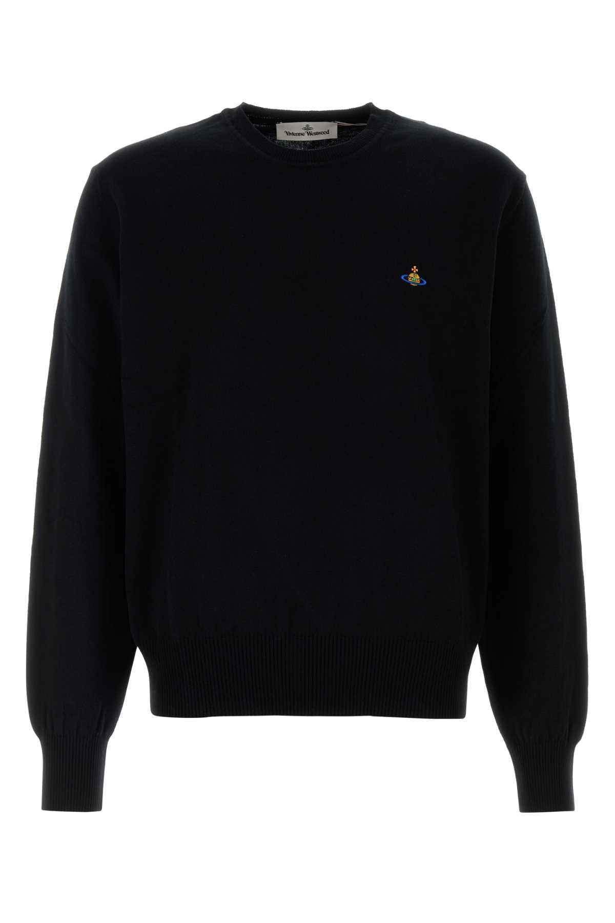 Black Cotton Blend Alex Sweater