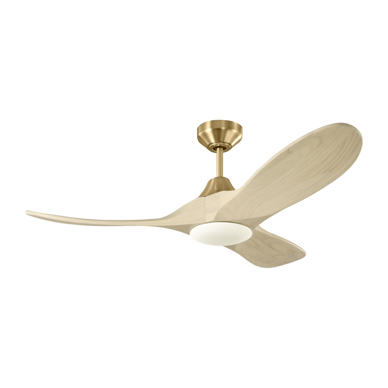 Burnished Brass 44" Ceiling Fan from the Maverick Smart 44 LED Collection