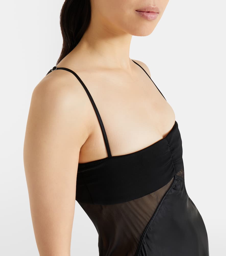 Combo slip dress