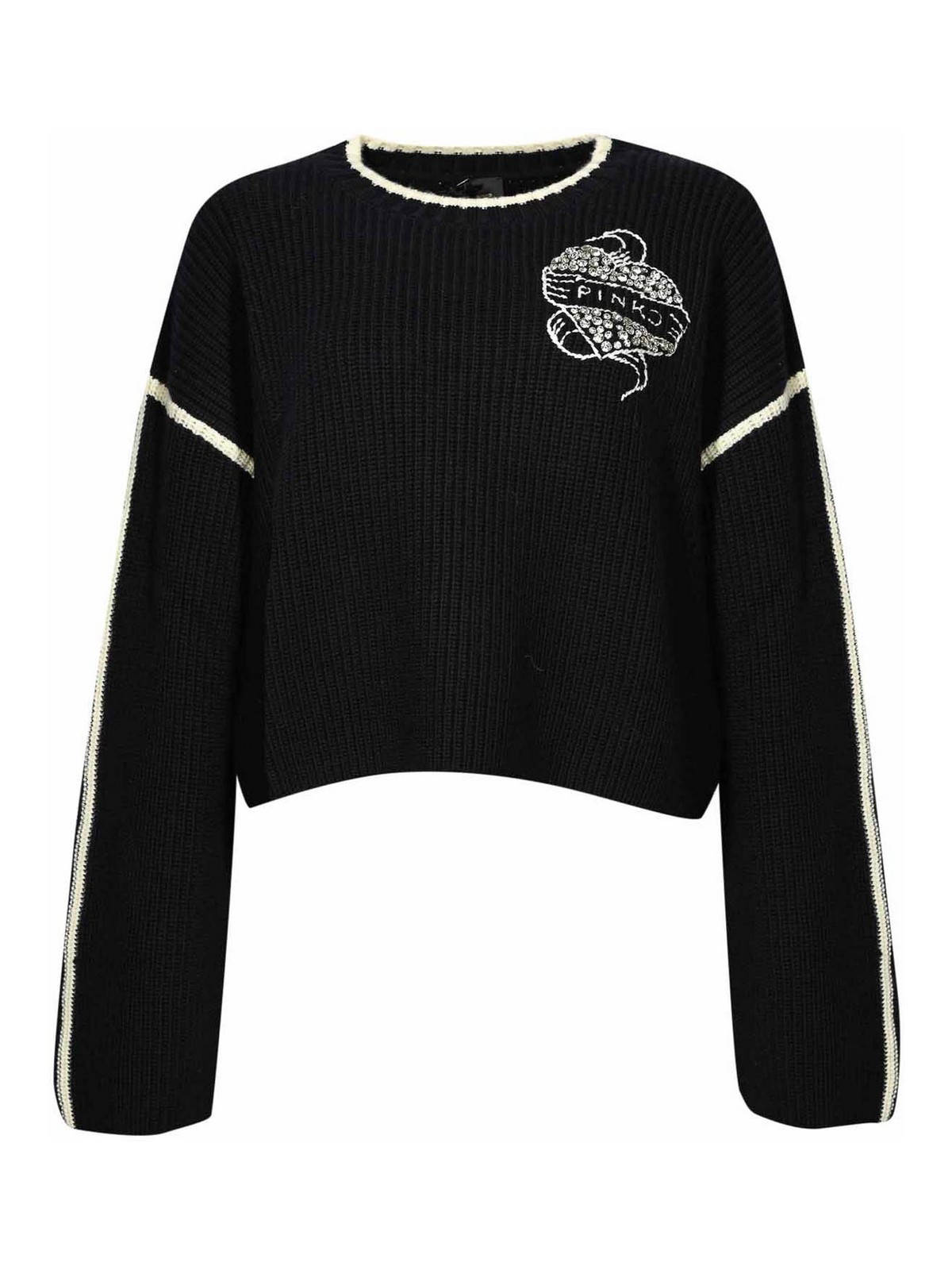 Alicudi Sweater With Jewel Embroidery